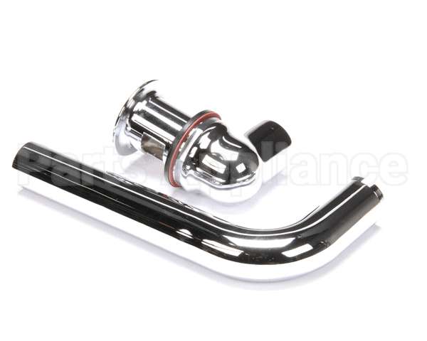 B-0898-OF T&S Brass Grid Drain Assembly, Offset, Polished Ch
