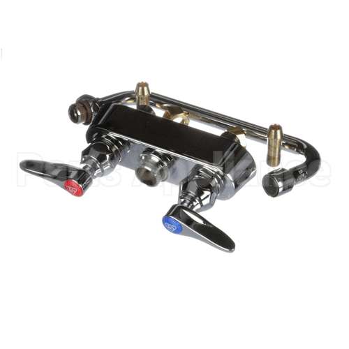 B-1101 T&S Brass Workboard Faucet, Deck Mount, 3-1/2 Cent