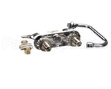 B-1110-XS T&S Brass Workboard Faucet, Deck Mount, 4 Centers,