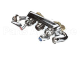 B-1111 T&S Brass Workboard Faucet, Deck Mount, 4 Centers,