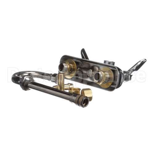 B-1115-132X T&S Brass Workboard Faucet, Wall Mount, 4 Centers,