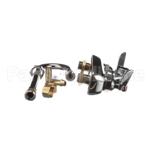 B-1115-132X T&S Brass Workboard Faucet, Wall Mount, 4 Centers,