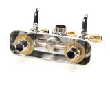 B-1115-LN T&S Brass Workboard Faucet, Wall Mount, 4 Centers,