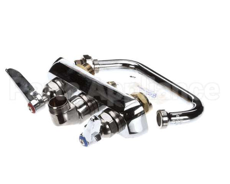 B-1115 T&S Brass Workboard Faucet, Wall Mount, 4 Centers,