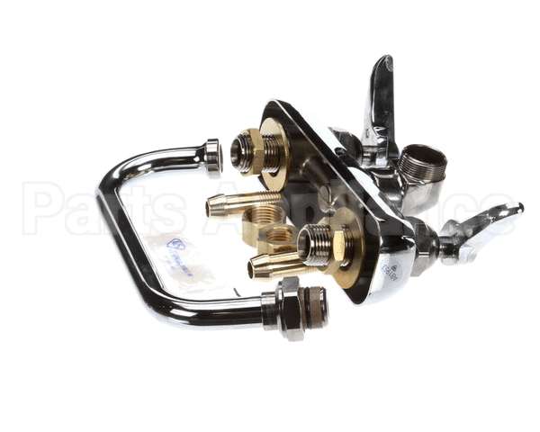 B-1115 T&S Brass Workboard Faucet, Wall Mount, 4 Centers,