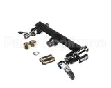 B-1120-LN T&S Brass Workboard Faucet, Deck Mount, 8 Centers,