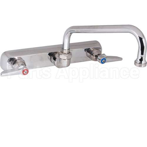 B-1126 Compatible TS Brass Faucet, 8"Wall, 8"Spt, Leadfree