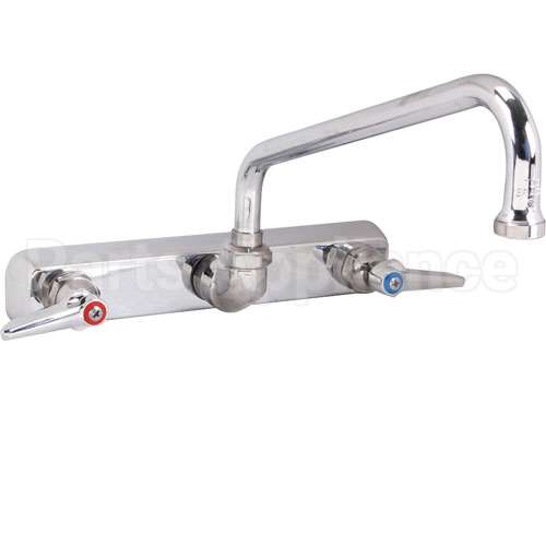 B-1127 Compatible TS Brass Faucet, 8"Wall, 10"Spt, Leadfree