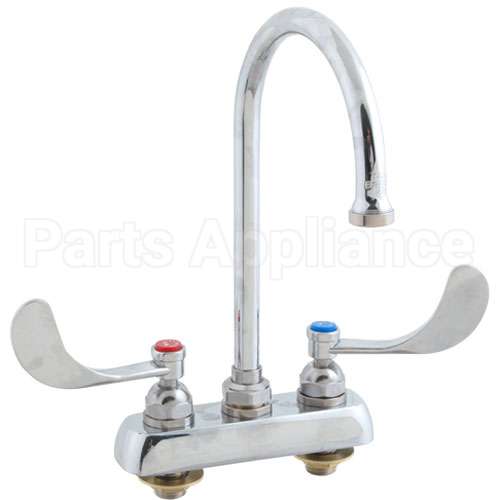 B-1141-04 Compatible TS Brass Faucet, 4"Dk, Gsnk, Wrstbldhandle