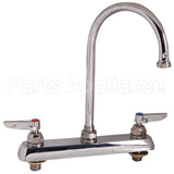 B-1142 Compatible TS Brass Faucet, 8"Deck, Gsnk, Leadfree