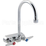 B-1145 Compatible TS Brass Faucet, 4In.splash Mnt/W9