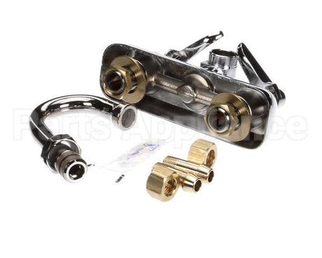 B-1146-01 T&S Brass Workboard Faucet, Wall Mount, 4 Centers,