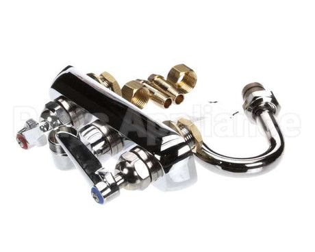 B-1146-01 T&S Brass Workboard Faucet, Wall Mount, 4 Centers,