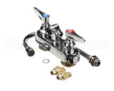 B-1146-02A T&S Brass Workboard Faucet, 4 Wall Mount, 017907-4