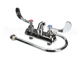 B-1146-04 T&S Brass Workboard Faucet, Wall Mount, 4 Centers,