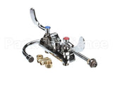 B-1146-04 T&S Brass Workboard Faucet, Wall Mount, 4 Centers,