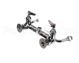 B-2342 T&S Brass Double Pantry Faucet, Wall Mount, 8 Cent