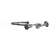 B-2456-W T&S Brass Wall Mount Elbow, 123X Rigid Gooseneck,