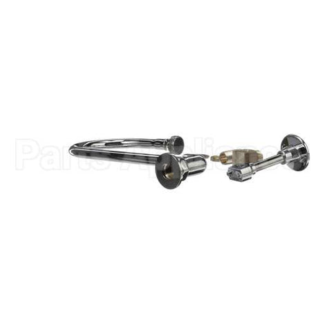 B-2456-W T&S Brass Wall Mount Elbow, 123X Rigid Gooseneck,