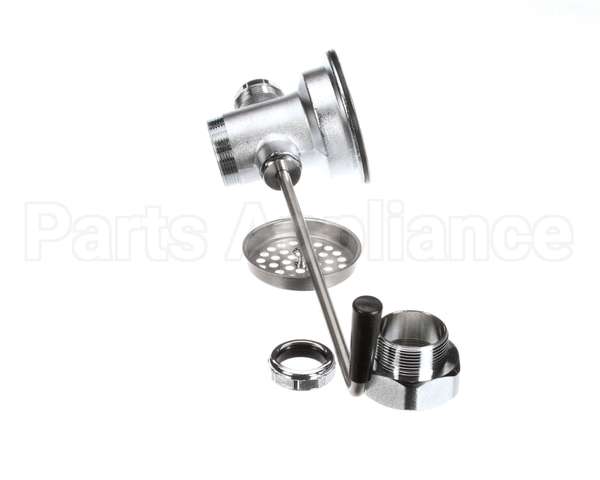 B-3950-SB T&S Brass Waste Drain Valve, Twist Handle, 3-1/2 X
