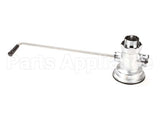 B-3950-XL T&S Brass Waste Drain Valve, Long Twist Handle, 3-