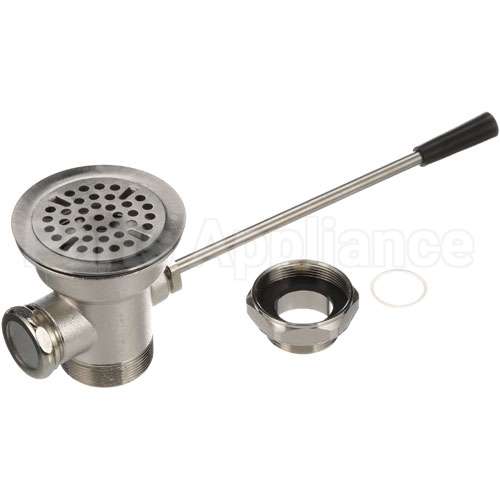 B-3960 Compatible TS Brass Waste Drain - 3" Sink Opening, Lever