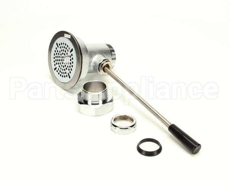 B-3970 T&S Brass Waste Drain Valve, Lever Handle, 3-1/2 X