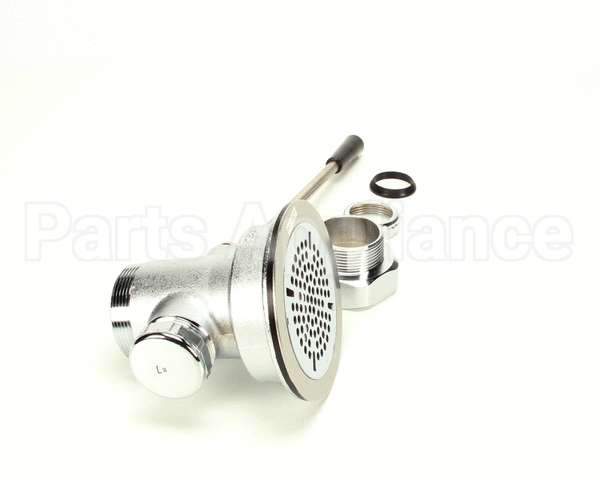 B-3970 T&S Brass Waste Drain Valve, Lever Handle, 3-1/2 X