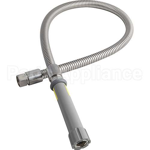 B0036H Compatible TS Brass Hose 36" Flex S/S Pre-Ri Nse T&S