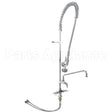B0113ADF12B Compatible TS Brass Pre Rinse Deck Mnt W/Add-On Faucet