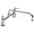 B0221M Compatible TS Brass Faucet 8" Ctr Deck 12" Noz