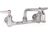 B0232 Compatible TS Brass Faucet, 8"Wall, 6"Spt, Leadfree