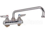 B1112 Compatible TS Brass Faucet, 4"Deck, 10"Spt, Leadfree