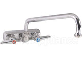 B1117 Compatible TS Brass Faucet, 4"Wall, 10"Spt, Leadfree