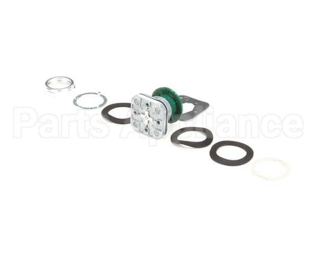 B137 Edlund Button, Green Mshrm Push, 800T