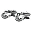 B241 Compatible Ayrking Caster Set - (4) Locking 5 Dia