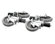 B241 Ayr King Caster Set - (4) Locking 5 Dia