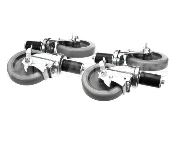 B241 Ayr King Caster Set - (4) Locking 5 Dia