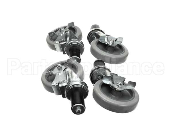 B241 Ayr King Caster Set - (4) Locking 5 Dia