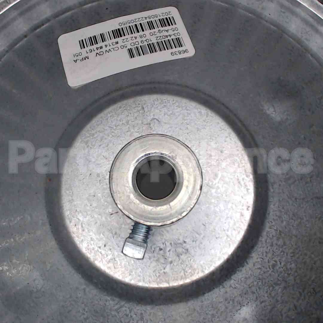 96839 International Comfort Products 10"X9"X1/2" Cw Blower Wheel