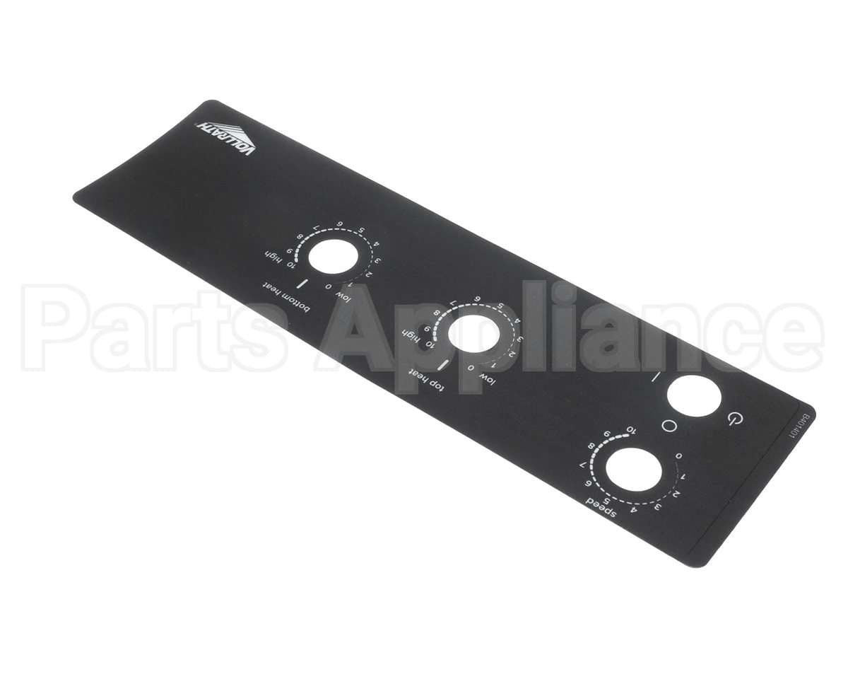 B401401 Vollrath Label, Control Ct4