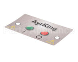 B531 Ayr King Mylar Control Board Sticker Fo