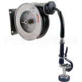 B7102-01 Compatible TS Brass Reel, Hose, Expose, 12Ft, 3/8"Npt