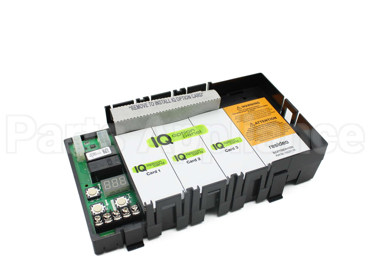 109647-01 Burnham Boiler Control Iq Option Panel