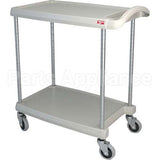 BC1627-24G-SR Compatible Intermetro Cart, Utility, 2 Shelf, Gray