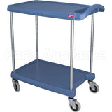 BC1627-24MB Compatible Intermetro Cart, Utility, 2 Shelf, Blue