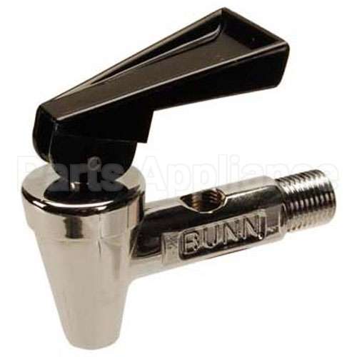 BU02596-1003 Compatible Bunn Faucet, Self-Serve, Blk Handle