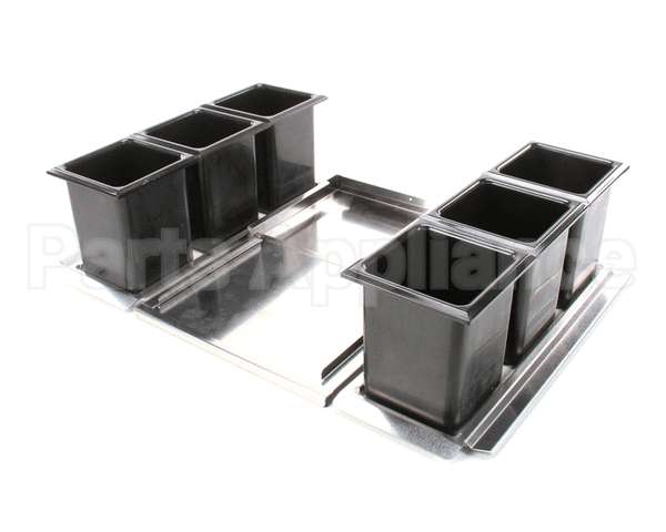 BW6-24R Perlick Ice Chest Bottle Wells, 6, Ts