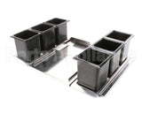 BW6-24R Perlick Ice Chest Bottle Wells, 6, Ts