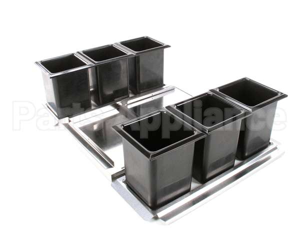 BW6-24R Perlick Ice Chest Bottle Wells, 6, Ts